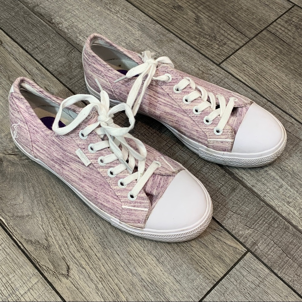 BabyPhat Stan Heathered Lavender Low Top Sneakers 9.5